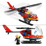 LEGO Helicóptero de Rescate de Bomberos, Juegos de construcción Juego de construcción, 5 año(s), Plástico, 85 pieza(s), 159 g