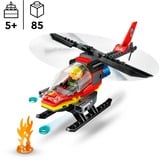 LEGO Helicóptero de Rescate de Bomberos, Juegos de construcción Juego de construcción, 5 año(s), Plástico, 85 pieza(s), 159 g