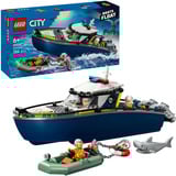 LEGO Persecución en Barco de Policía, Juegos de construcción Juego de construcción, 6 año(s), Plástico, 264 pieza(s), 621 g