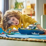 LEGO Persecución en Barco de Policía, Juegos de construcción Juego de construcción, 6 año(s), Plástico, 264 pieza(s), 621 g