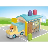 PLAYMOBIL Junior: Camión con garaje de clasificación, Juegos de construcción 
