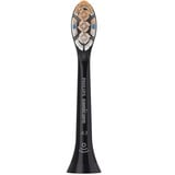 Philips A3 Premium All-in-One HX9092/11 Pack de 2 cabezales negros de cepillos Sonicare, Cabezal de cepillo negro, 2 pieza(s), Negro, 3 mes(es), Suave, Caucho, Philips