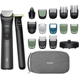 Philips Recortadora Multigroom Todo en Uno Serie 9000 19 en 1, Cortador de pelo gris