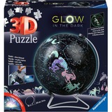 Ravensburger Rompecabezas 3D Globo estrellado que brilla en la oscuridad, Puzzle 