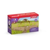 Schleich HORSE CLUB 42434 accesorio para figuras de juguete para niños Cerca de juguete, Muñecos Cerca de juguete, 5 año(s), Horse Stable, Horses, Beige, Marrón
