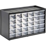 Stanley 3253561939808 Caja de herramientas Plástico Negro negro/Transparente, Caja de herramientas, Plástico, Negro, 365 mm, 153 mm, 222 mm