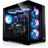 Thermaltake PC-000094-DE, Gaming-PC negro/Transparente