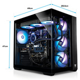 Thermaltake PC-000094-DE, Gaming-PC negro/Transparente