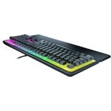 Turtle Beach Magma teclado Juego USB QWERTZ Alemán Negro, Teclado para gaming negro, Alámbrico, USB, Interruptor de membrana, QWERTZ, LED, Negro