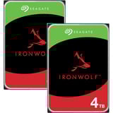 UGREEN Paquete DH2300 con 2x Seagate IronWolf NAS 4 TB CMR negro
