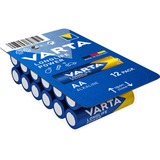 VARTA High Energy AA Batería de un solo uso Alcalino Batería de un solo uso, AA, Alcalino, 1,5 V, 12 pieza(s), Azul, Plata