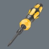 Wera Kraftform Kompakt 900 Set 1, con destornillador de impacto, Conjuntos de bits negro/Amarillo