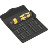Wera Kraftform Kompakt 900 Set 1, con destornillador de impacto, Conjuntos de bits negro/Amarillo