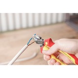 Wiha Cortacables lateral profesional para pelado eléctrico, Alicates de corte rojo/Amarillo