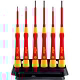 Wiha Juego de destornilladores de precisión PicoFinish electric rojo/Amarillo