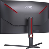 AOC CQ32G3SU/BK pantalla para PC 80 cm (31.5") 2560 x 1440 Pixeles Quad HD LED Negro, Rojo, Monitor de gaming negro/Rojo, 80 cm (31.5"), 2560 x 1440 Pixeles, Quad HD, LED, 1 ms, Negro, Rojo