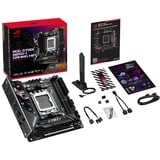 ASUS ROG STRIX B850-I GAMING WIFI AMD B850 Zócalo AM5 mini ITX, Placa base AMD, Zócalo AM5, AMD Ryzen 7000 Series, AMD Ryzen 8000 Series, AMD Ryzen 9000 Series, Zócalo AM5, DDR5-SDRAM, 96 GB