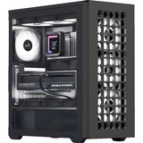 Aerocool D502A Midi Tower Negro, Cajas de torre negro, Midi Tower, PC, Negro, ATX, micro ATX, Mini-ITX, Acrilonitrilo butadieno estireno (ABS), SPCC, Juego