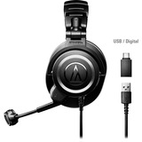 Audio-Technica ATH-M50xSTS StreamSet, Auriculares con micrófono negro