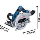 Bosch GKS 18V-70 L Professional, Sierra circular azul/Negro, 106 dB, 95 dB, 18 V, 228 mm, 426 mm, 330 mm