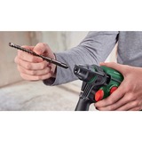 Bosch Martillo perforador inalámbrico UniversalHammer 18V BARETOOL, Adaptador verde/Negro