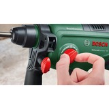 Bosch Martillo perforador inalámbrico UniversalHammer 18V BARETOOL, Adaptador verde/Negro