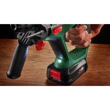 Bosch Martillo perforador inalámbrico UniversalHammer 18V BARETOOL, Adaptador verde/Negro