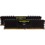 Corsair Vengeance LPX CMK64GX4M2D3600C18 módulo de memoria 64 GB 2 x 32 GB DDR4 3600 MHz, Memoria RAM negro, 64 GB, 2 x 32 GB, DDR4, 3600 MHz, 288-pin DIMM