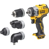 DEWALT Taladro atornillador inalámbrico DCD703NT, 12 Voltios, Taladro/destornillador amarillo/Negro
