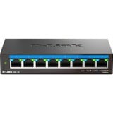 D-Link DMS-108 No administrado L2 2.5G Ethernet (100/1000/2500) Negro, Interruptor/Conmutador No administrado, L2, 2.5G Ethernet (100/1000/2500)