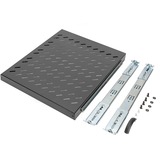 Digitus Baldas extraíbles para armarios de 483 mm (19") gris, Negro, 25 kg, 1U, Turquía, 48,3 cm (19"), 490 mm