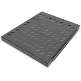 Digitus Baldas extraíbles para armarios de 483 mm (19") gris, Negro, 25 kg, 1U, Turquía, 48,3 cm (19"), 490 mm