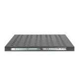 Digitus Baldas extraíbles para armarios de 483 mm (19") gris, Negro, 25 kg, 1U, Turquía, 48,3 cm (19"), 490 mm