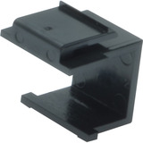 Digitus Tapón ciego para panel de parche modular, Tapa protectora negro