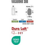 High Peak Saco de dormir tipo manta Vagabond 300 azul/Azul oscuro