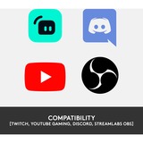 Logitech StreamCam Cámaras web, Webcam grafito, 1920 x 1080 Pixeles, Full HD, 60 pps, 1080p, 2 - 3.7 mm, 0.1 m