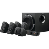 Logitech Z906 conjunto de altavoces 500 W Universal Negro 5.1 canales 67 W, Altavoces de PC negro, 5.1 canales, 500 W, Universal, Negro, 1000 W, IR, Minorista