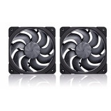 Noctua NF-A12x25 G2 PWM Sx2-PP chromax.black, Ventilador negro/Beige