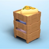 PLAYMOBIL Junior: Puesto de mercado ecológico y montacargas, Juegos de construcción 