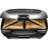 Rommelsbacher ST 1000, Sandwichera negro/Plateado