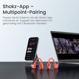 Shokz OpenSwim Pro Auriculares Inalámbrico Banda para cuello Deportes Bluetooth Negro, Rojo rojo/Azul-gris, Inalámbrico, Deportes, 200 - 20000 Hz, 27,3 g, Auriculares, Negro, Rojo