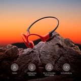 Shokz OpenSwim Pro Auriculares Inalámbrico Banda para cuello Deportes Bluetooth Negro, Rojo rojo/Azul-gris, Inalámbrico, Deportes, 200 - 20000 Hz, 27,3 g, Auriculares, Negro, Rojo