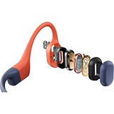 Shokz OpenSwim Pro Auriculares Inalámbrico Banda para cuello Deportes Bluetooth Negro, Rojo rojo/Azul-gris, Inalámbrico, Deportes, 200 - 20000 Hz, 27,3 g, Auriculares, Negro, Rojo