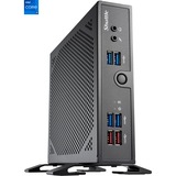 Shuttle DS50U7 PC/estación de trabajo barebone 1,3 l tamaño PC Negro i7-1355U negro, 1,3 l tamaño PC, Mini PC barebone, DDR5-SDRAM, PCI Express, Serial ATA III, Ethernet, 90 W
