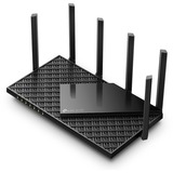 TP-Link Archer AX5400 router inalámbrico Gigabit Ethernet Tribanda (2.4 GHz / 5 GHz / 6 GHz) Negro negro, Wi-Fi 6E (802.11ax), Tribanda (2.4 GHz / 5 GHz / 6 GHz), Ethernet, Negro, Router de sobremesa