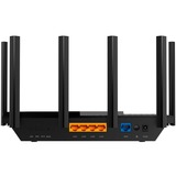 TP-Link Archer AX5400 router inalámbrico Gigabit Ethernet Tribanda (2.4 GHz / 5 GHz / 6 GHz) Negro negro, Wi-Fi 6E (802.11ax), Tribanda (2.4 GHz / 5 GHz / 6 GHz), Ethernet, Negro, Router de sobremesa