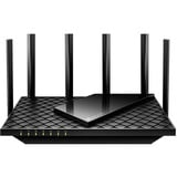 TP-Link Archer AXE75 router inalámbrico Gigabit Ethernet Tribanda (2.4 GHz / 5 GHz / 6 GHz) Negro negro, Wi-Fi 6E (802.11ax), Tribanda (2.4 GHz / 5 GHz / 6 GHz), Ethernet, Negro, Router de sobremesa
