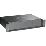 TP-Link TL-MC1400 V3 chasis de red 2U, Caja/Carcasa gris, 100-240V, 50/60 Hz, 9.5 V, 0 - 40 °C, -40 - 70 °C, 10 - 90%, Minorista