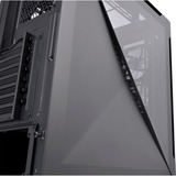 Thermaltake Divider 500 TG ARGB Midi Tower Negro, Cajas de torre negro, Midi Tower, PC, Negro, ATX, micro ATX, Mini-ITX, SPCC, 17 cm