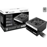 Thermaltake Smart W3 0600W, Fuente de alimentación de PC 